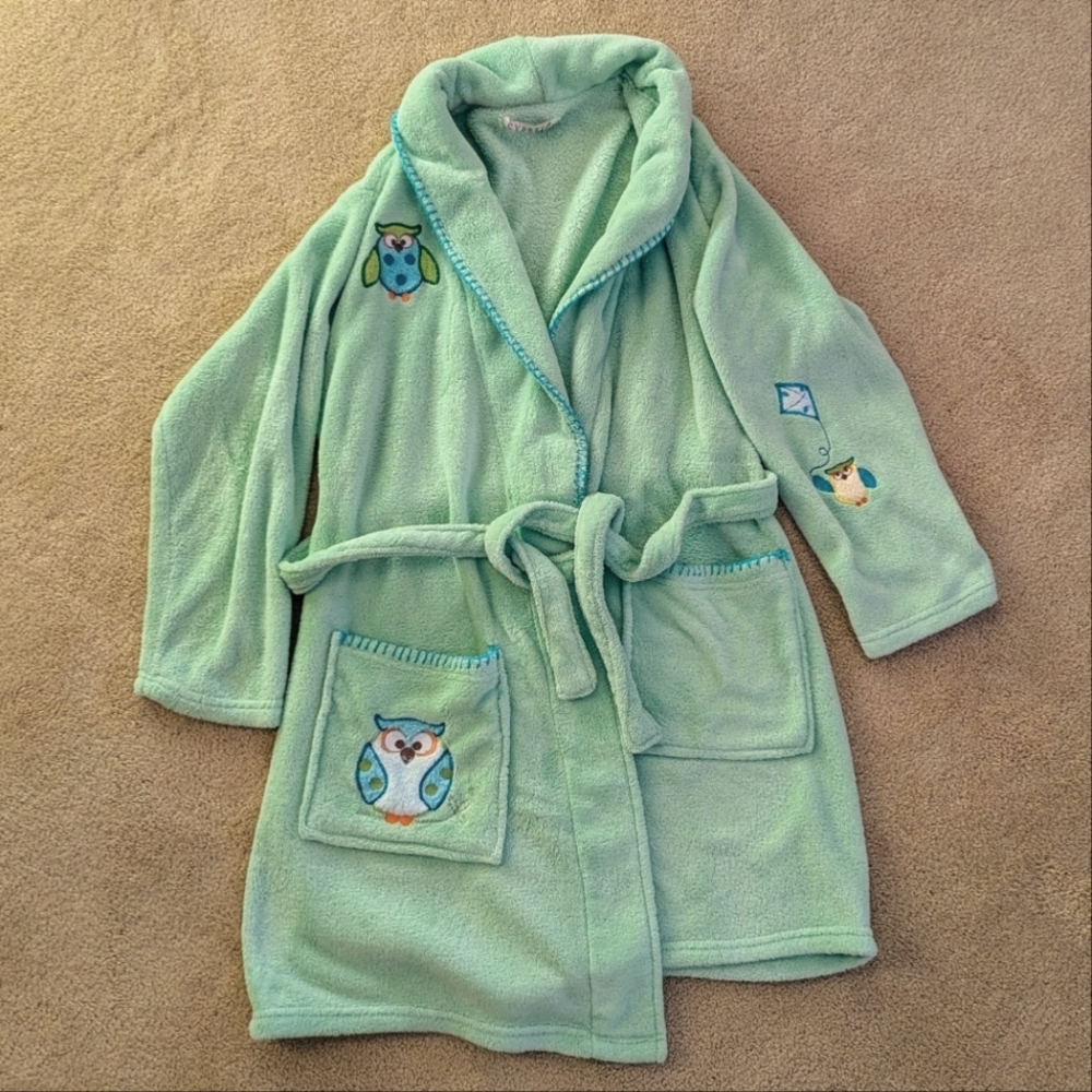 Mid Length Robe, Mint Green